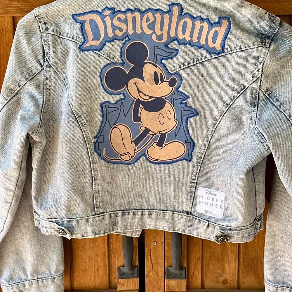 Girls Mickey Jean Jacket Large